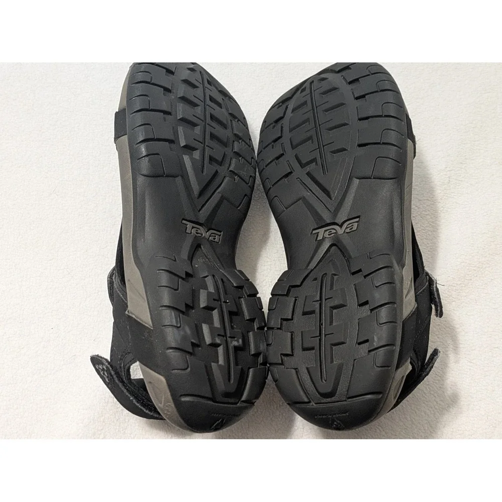 Teva Meacham Hiking Sandals Men's Black Open Toe Size 12